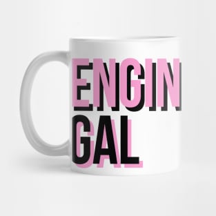 Engineering Gal in black and pink Mug